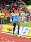 Jairus Kipchoge Birech in the 3000 metres steeplechase, 2012 Samsung Diamond League, Birmingham.